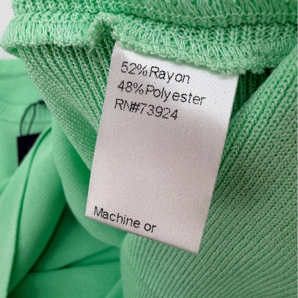 Misook Dolman Sleeve Soft Knit Top Paradise Green XXL NEW - Picture 4 of 4